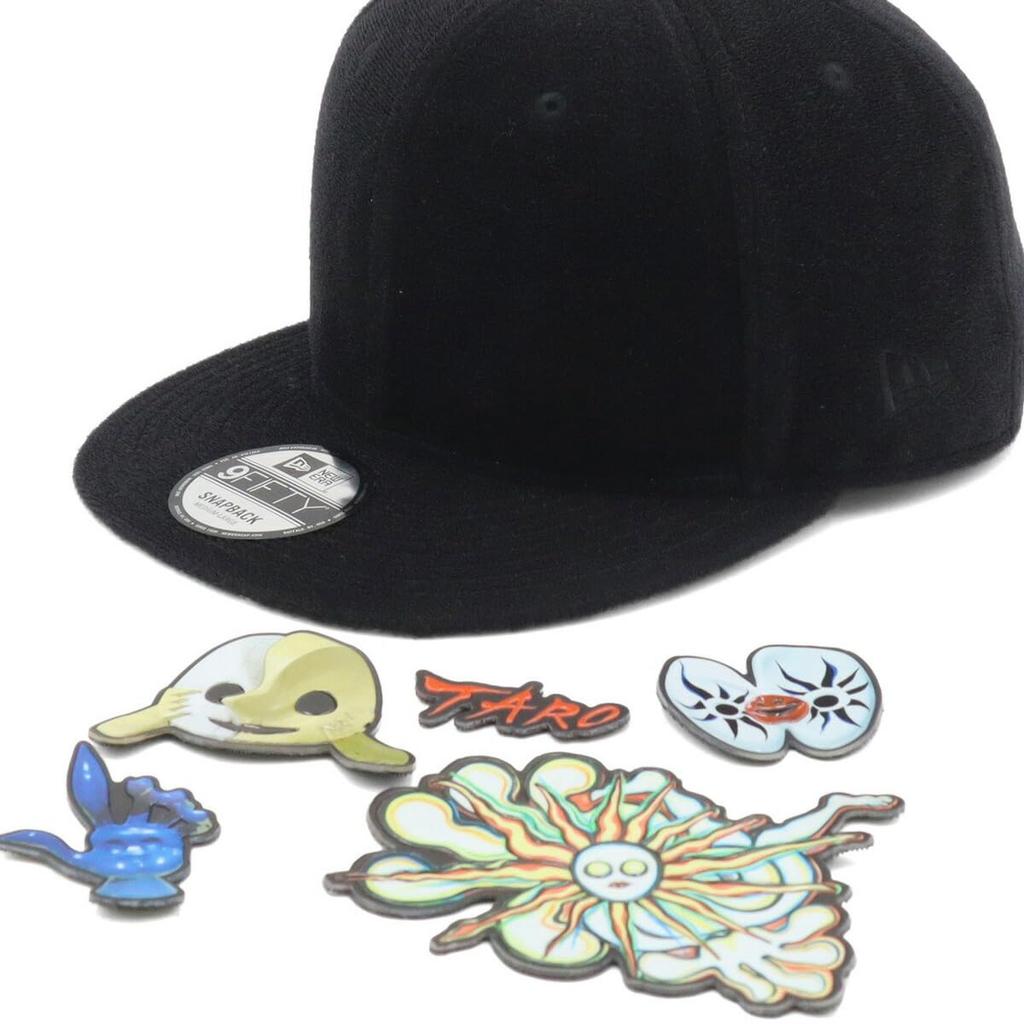 NEW ERA Cap Taro Okamoto Collaboration Velcro black 950 TAROKA MANY PATCH BLK M/L