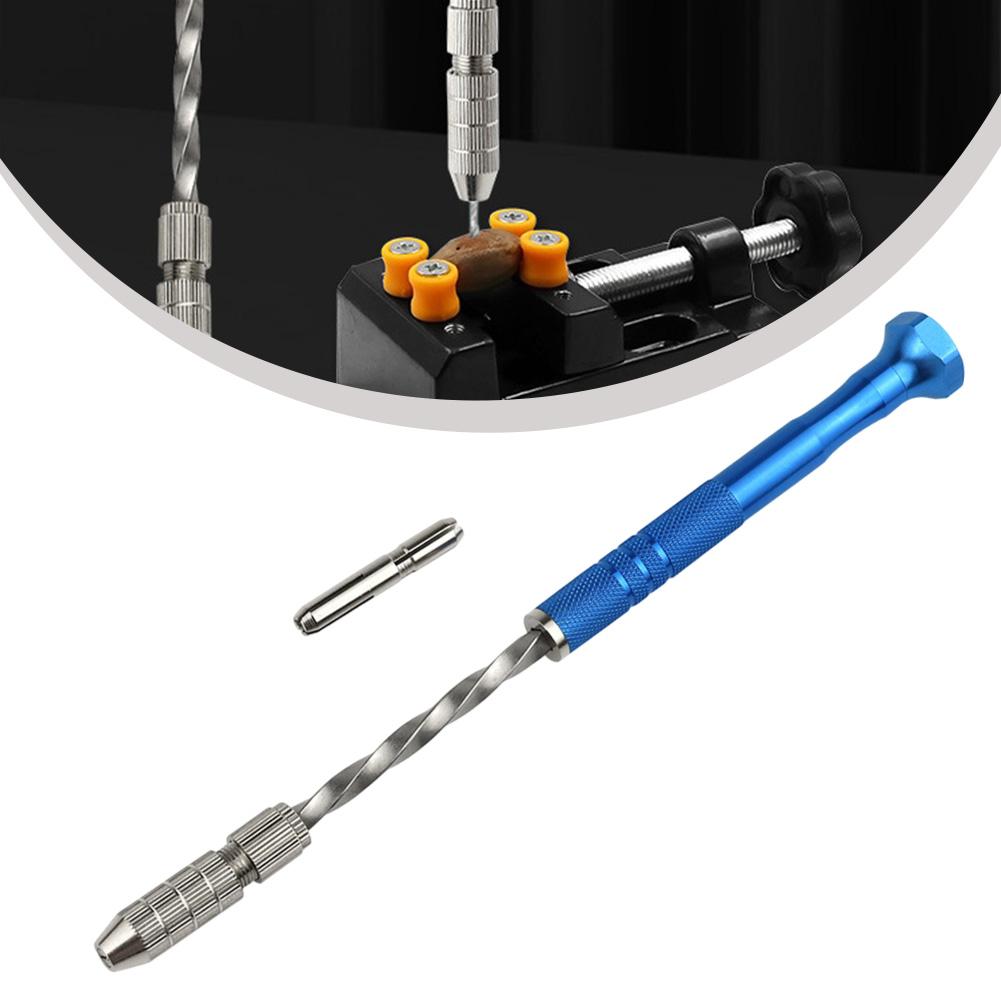 Drilling Machine Semi-Automatic Drill Aluminum Alloy Construction Anti-slip Handle Double-headed Chucks 190mm*16mm