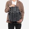 Schwarz Etienne Herren Mode Leder Rucksack