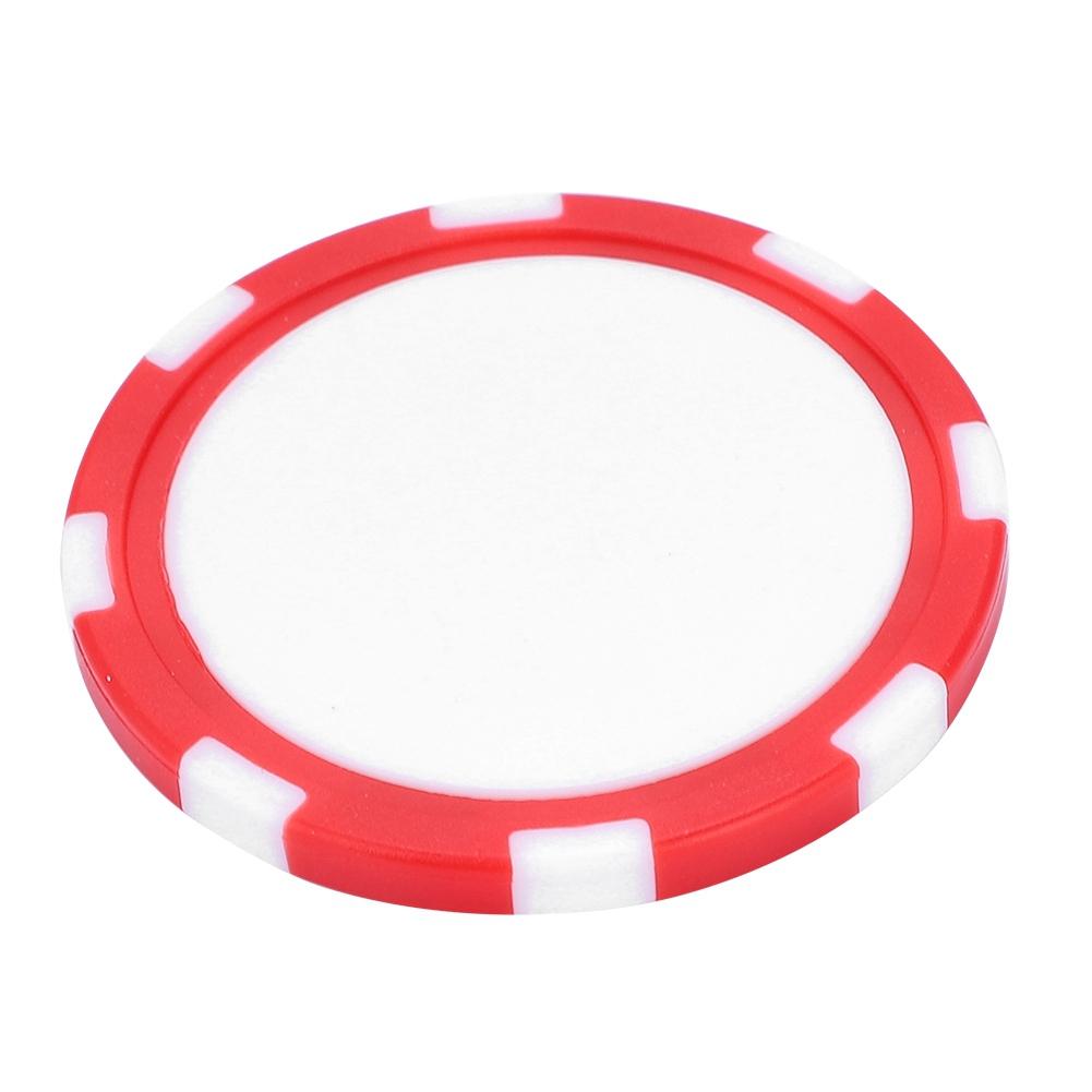 Lightweight Golf Marker Level Ball Marker Durable ABS Golf Poker Chip Golfer Gift Red