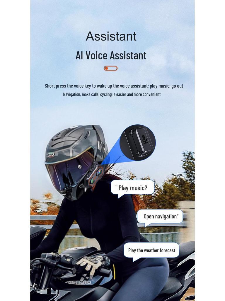 Y20-2X Motosiklet Kaskı Bluetooth İnterkom Kulaklığı