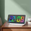 Digital Alarm Clock Colorful Screen Large Display Modern Desk Electronic Clock For Bedroom Home