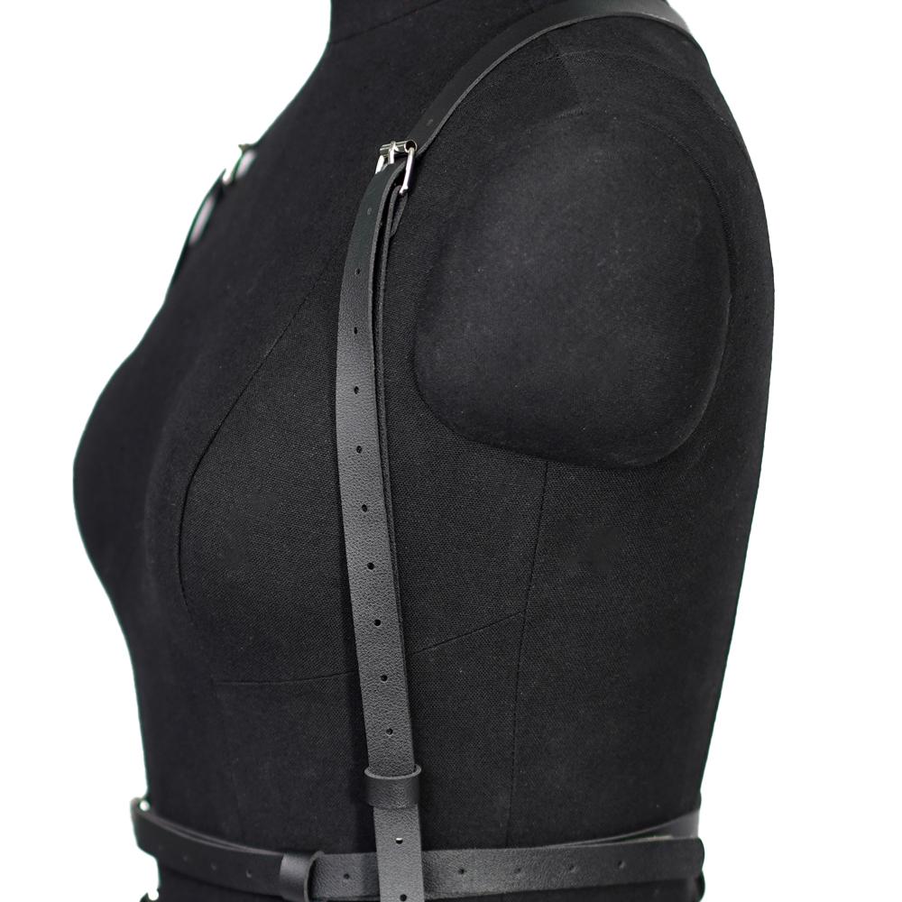 Fashion Harness belt Harness Corset Leather Lingerie Bondage Lingerie Body Harness Fetish Clothing Gothic Suspenders for Women