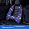 Children's Cartoon Car Headrest Neck Pillow & Lumbar Support Cushion