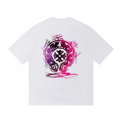 T09 2026 Summer New High Quality Cotton Round Neck Loose Large Size Men's and Women's T-shirt Couple T-shirt