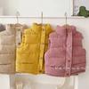 Automne enfants chaud épaissir gilet bébé coton gilet vêtements d'extérieur pour enfant manteau enfants vêtements garçons filles marque vestes gilet