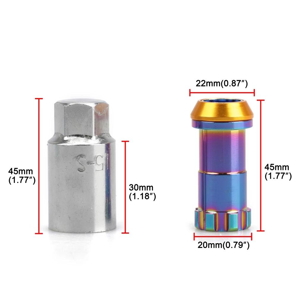 20 STUKS R40 Racing Wielmoeren Bouten - M12x1.25 & M12x1.5 Staal voor Honda/Ford/Toyota/Chevrolet Auto Mod
