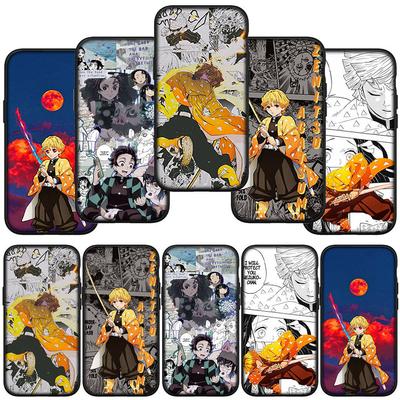 Phone Case for Samsung Galaxy S25 S24 S23 iPhone 16 15 Xiaomi Redmi Note 14 13 12 16E 11 Pro Max OPPO Moto Huawei Agatsuma Zenitsu Demon Slayer Cover
