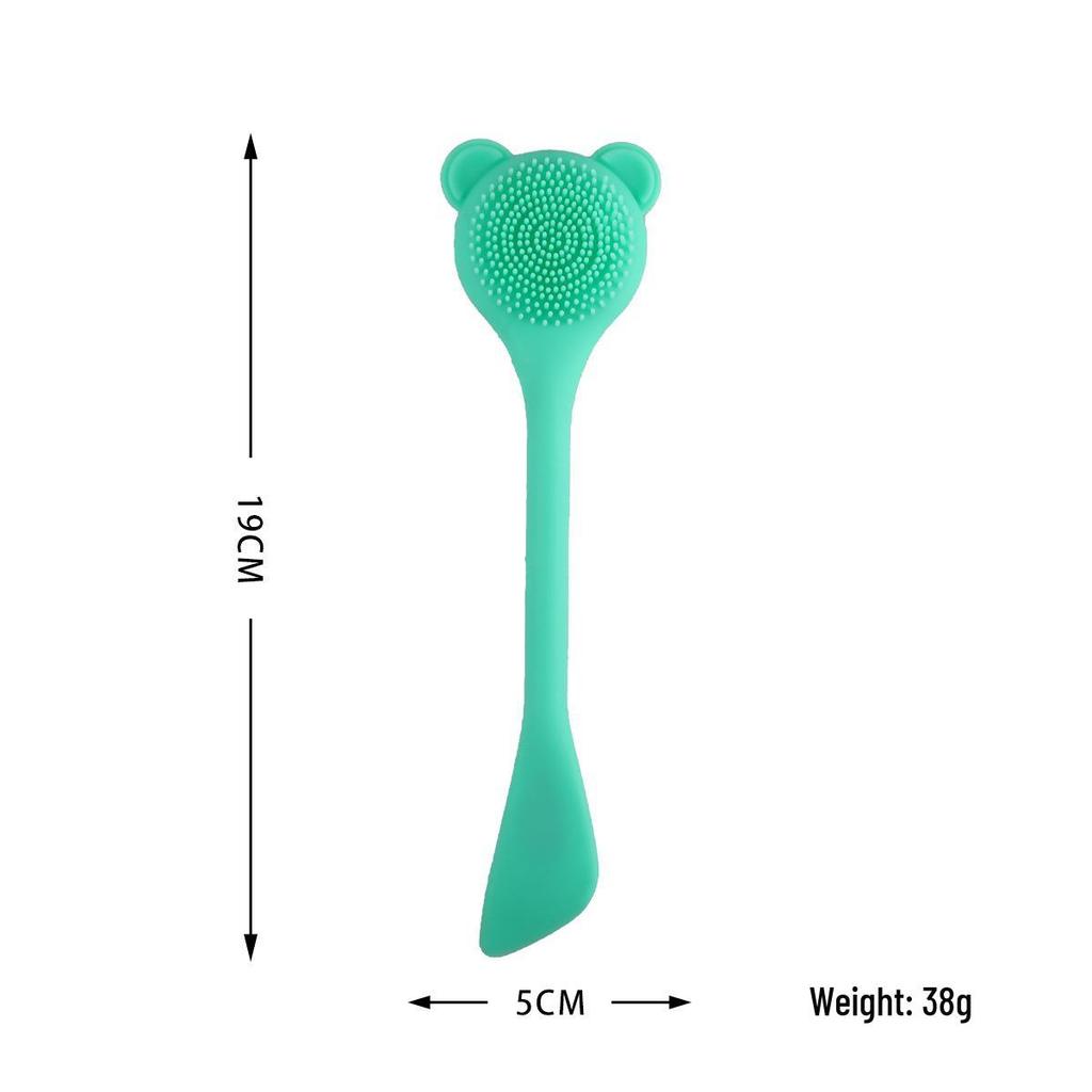 Portable Silicone Facial Cleansing & Makeup Remover Brush - Soft Blackhead Remover Tool