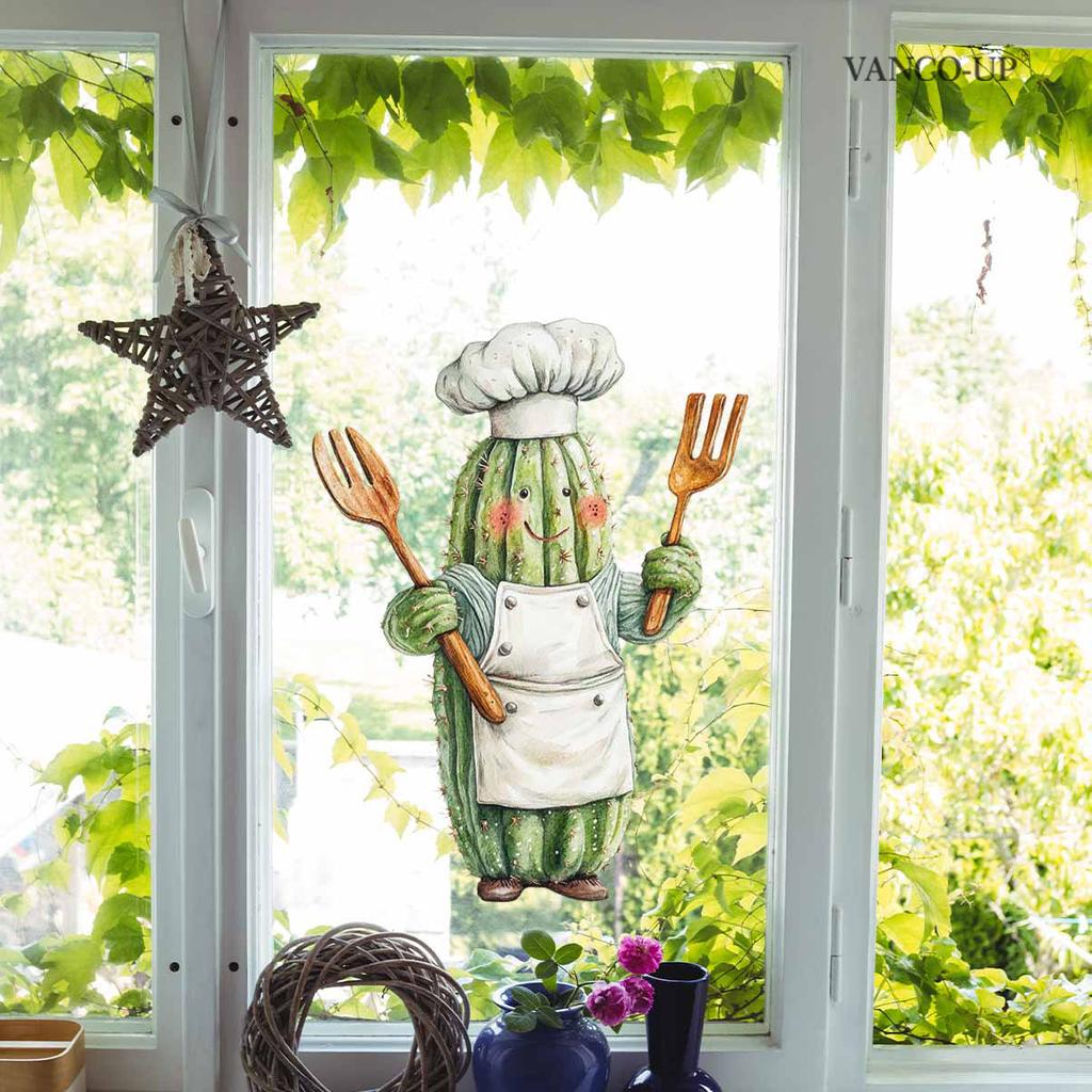 Creative Cartoon Animal Butterfly Static Window Stickers, No Glue Removable Glass Decals for Home Decor