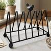 Iron Plate Rack Wire Construction Shelf Storage New Pot Lid Rack  Desk Organizer
