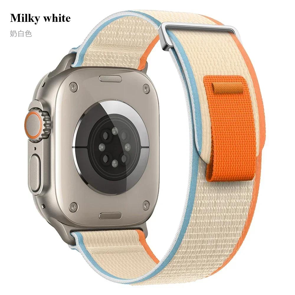 Trail Loop Strap For Apple Watch Series 10 46mm 42mm Sports Nylon Wristband iWatch Ultra 2 49mm 9 8 7 6 5 4 SE 45mm 41mm 44mm 40mm Band