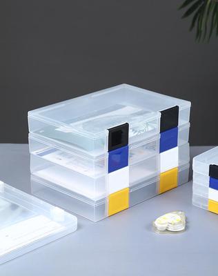 Transparenter Dokumenten-Organizer im A5-Format: Staubdichte Aufbewahrungsbox für Akten und Lidschatten aus PP