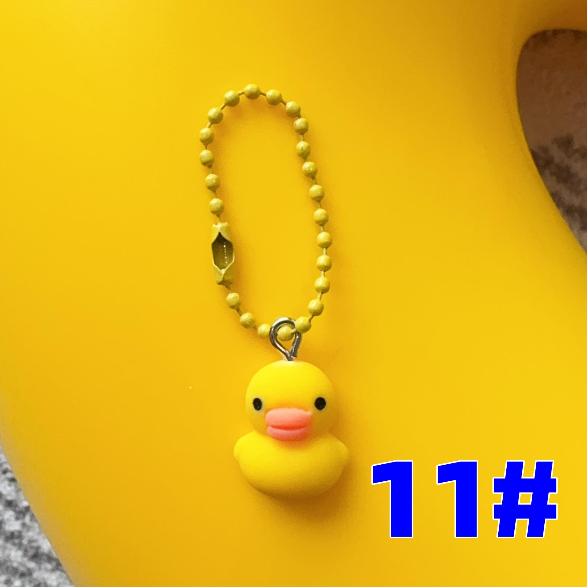 

Cartoon Duck & Flower 3D Keychain Student Bag Pendant Gift Accessory