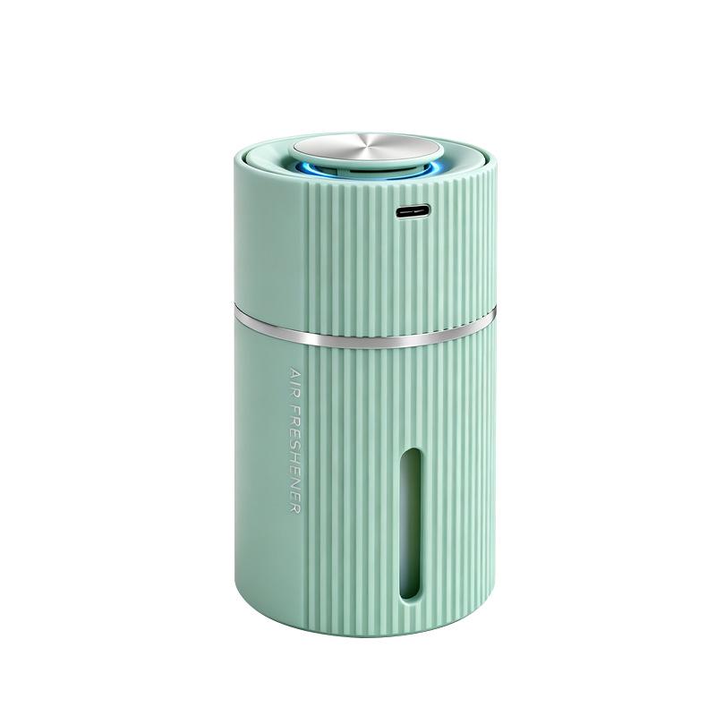 2026 Rechargeable Car Aromatherapy Machine - Long-Lasting Solid Perfume Fan & Cologne Holder