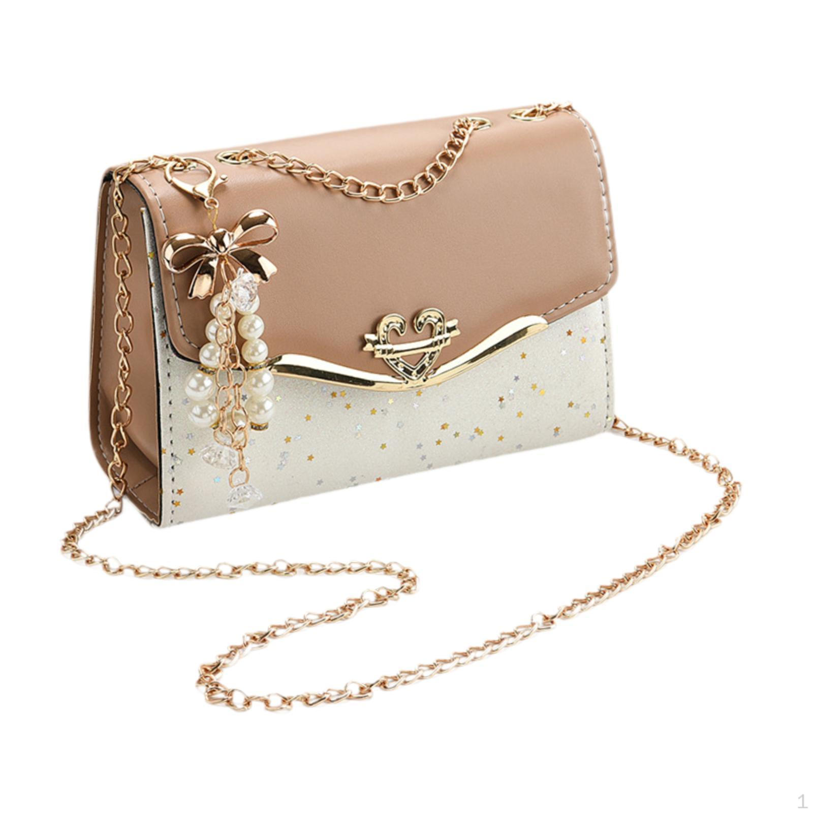 

Шикарна жіноча сумка-ланцюжок через плече з веганської шкіри хакі