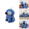 Adorable Eastdiy Plush Stitch Toy Soft Cuddly Animal Figure With Long Plush Fur