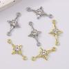5pcs Crystal CZ Star Charms Polaris Pendants for Jewelry Making Necklace Earrings Bracelet DIY Handmade Accessories
