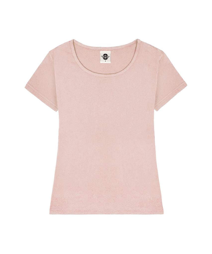 PRIMATE Women'S U-Neck Slim Fit Short Sleeve T-Shirt 6 Colors