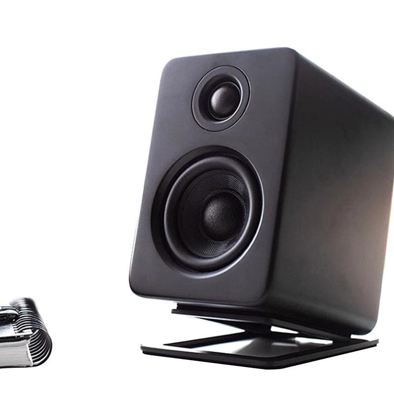 2Pc's Desktop Speaker Stand Enhance Spatial Sound Effects And Shock Absorption For Tabletop Audio Support Or Computer Speaker