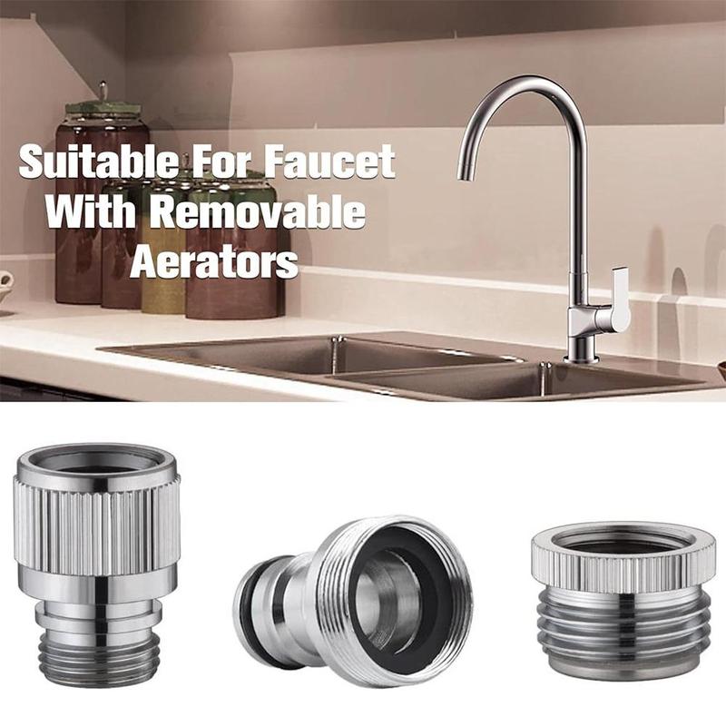 Faucet Adapter Set for Garden Hose and Shower Connection Quick Connectors Hose Adaptor Basin Fitting Garden Watering Tools