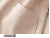 2024 Plus Size Women’s Casual Linen Jacket - Seven-Sleeve Summer Style