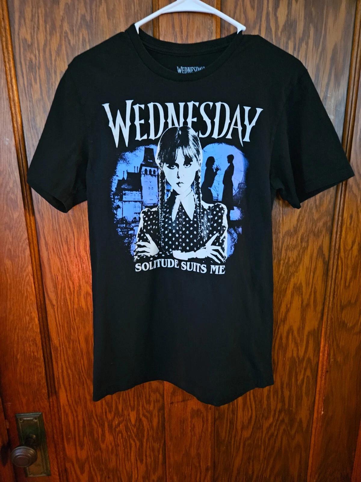 Wednesday unisex Short Sleeve Graphic Tee, Sz M L