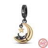 925 Sterling Copper Cute Elephant Dog Paw Print Cat Rabbit Cartoon Beads Fit Original Pantaro Charms Bracelet DIY Zircon Making