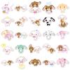 50 Cute Honey Bunny Graffiti Stickers for Phones & Stationery - Cartoon Dessert Bunny Design (50 Sheets)