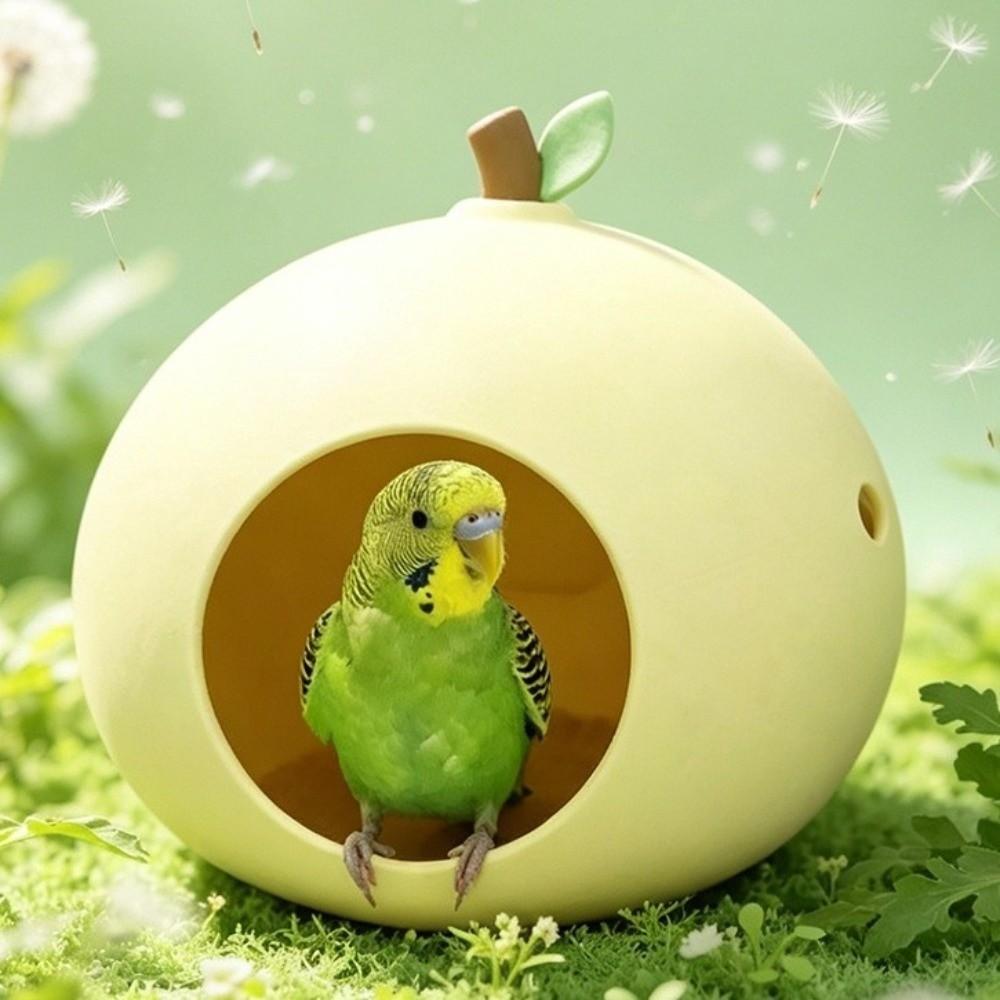 Large Caliber Bird Shelter Plastic Small Pet Sleeping Nest Pet Habitat Parrot Cage Nest Budgerigar