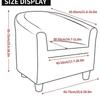 Jacquard Nordic Simple Single Sofa B & B Hotel Model Room Chair Cover Leisure Chair Round Sofa Cover