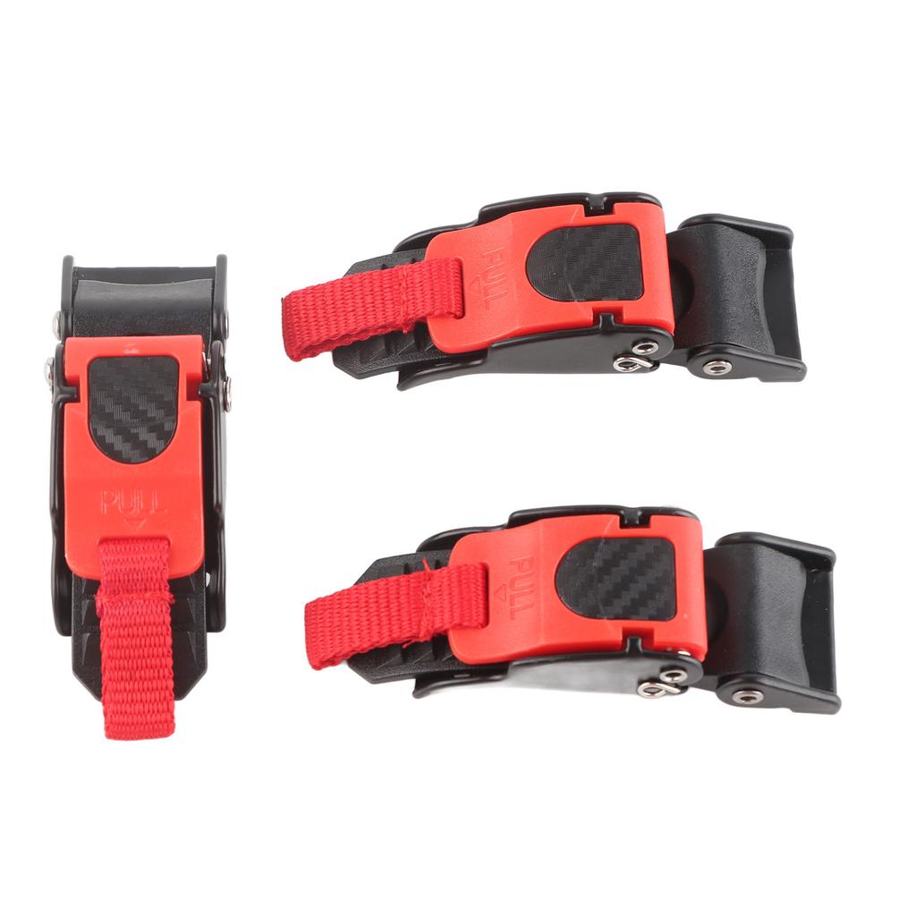 3X Motorcycle Helmet Speed Clip Quick Release Chin Strap Button Pull Buckle Bike