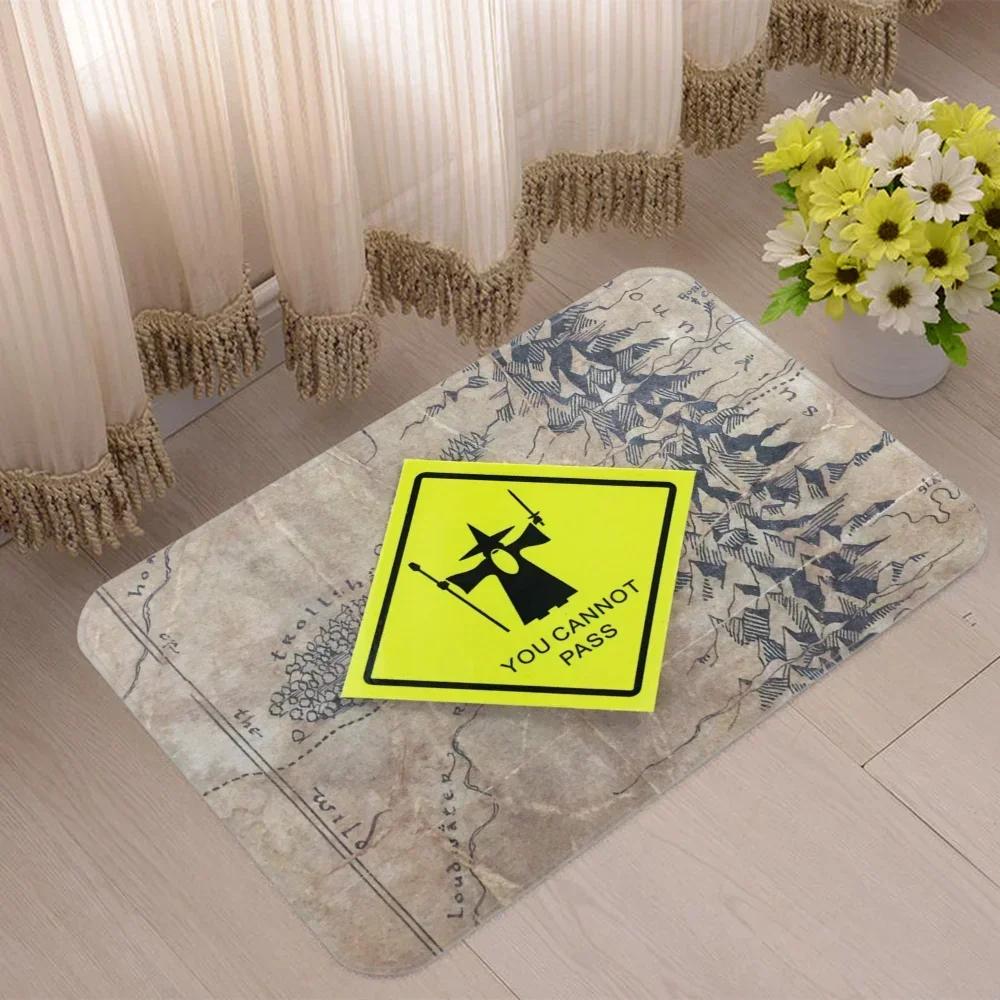 You Shall Not Pass Room Carpet for Bedroom Prayer Rug Welcome Mat Home Decorations Doormat Entrance Door Balcony Rugs Bath Foot