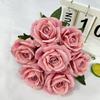 Rose Flower Artificial Wedding Hotel Restaurant Desktop Ornament Room Decoration