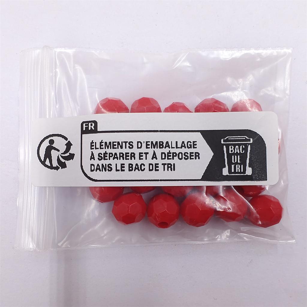 Candy Color 10mm For Jewelry Making Jewelry Beaded Materials Disco Ball 20pcs Beads Acrylic Round  Accessories