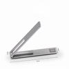 Supporto per cellulare minimalista ultrasottile in metallo pieghevole da attaccare sul retro supporto da tavolo per telefono portatile supporto mobile supporto per telefono