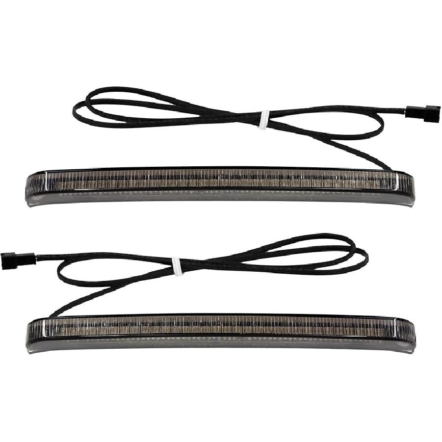 HDBUBALUS Smoke Saddlebag Tail Light LED Running Brake Sequential Turn Signal Lamp Fit for Harley Touring Street Gilde Road Gilde Road King Electra