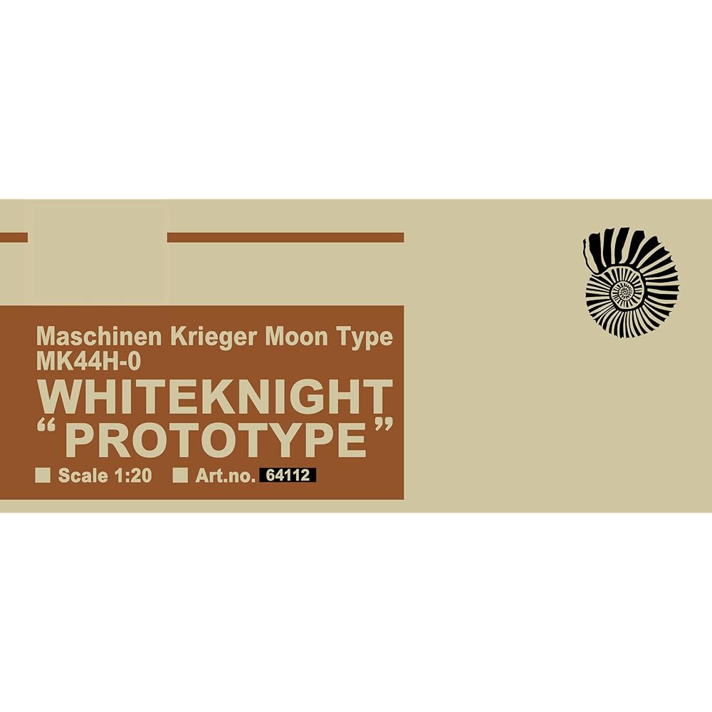 Hasegawa Maschinen Krieger Robot Battle V MK44H-0 White Knight Prototype 1/20 Scale Plastic Model Kit
