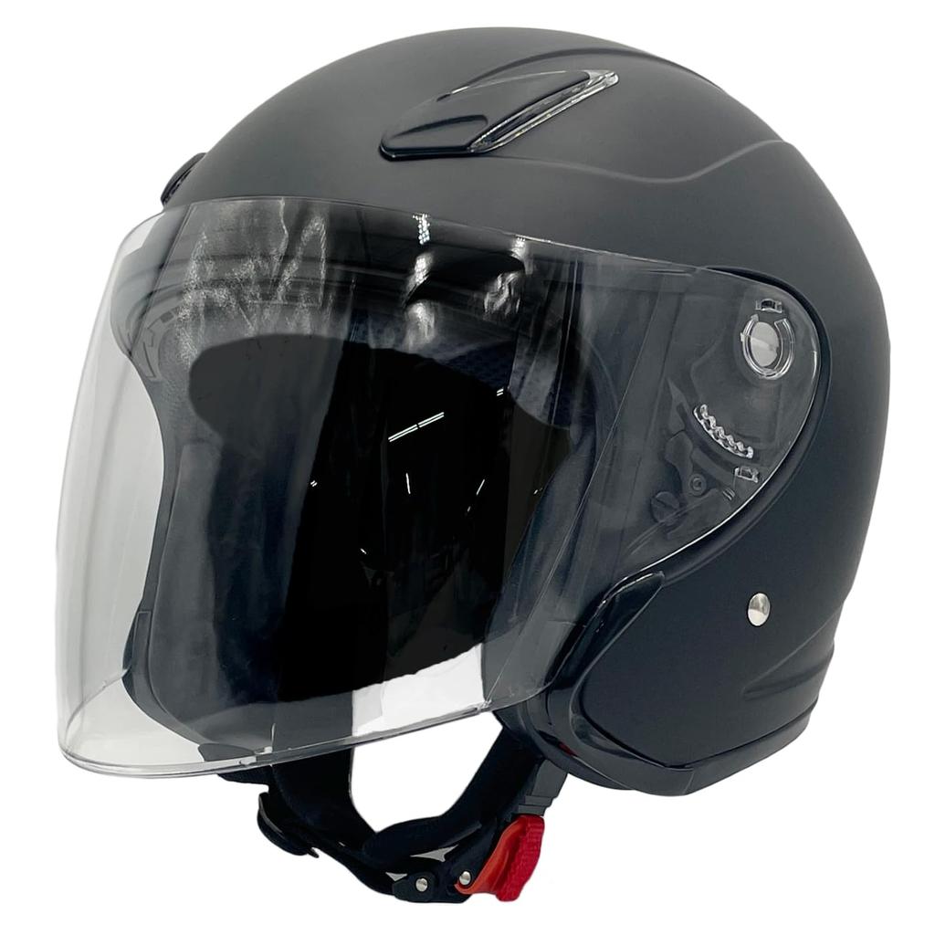 Value for Money and Yamashiro Motorcycle Jet Open Face with Compatible with All and Matte XL Size [YH Series Trust] YH-004 Helmet, Shield, Engines,