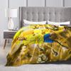 CR7 Dekenhoes Flanellen Plaid Zomer Airconditioning Draagbaar Zacht Warm Spreien Plaid