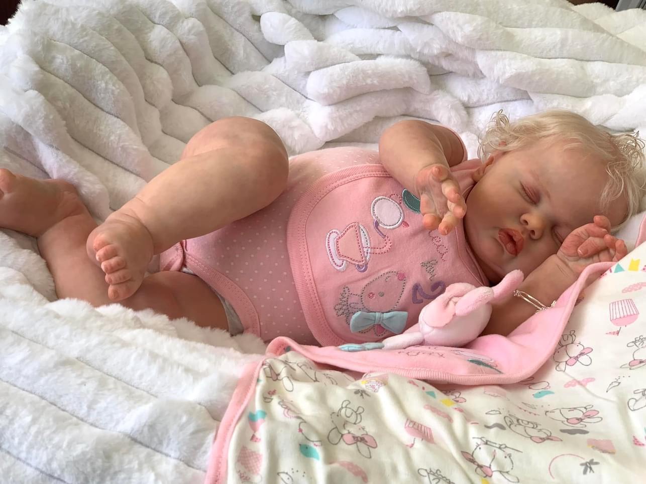 60cm Realistic Reborn Baby Doll with Visible Veins 60 cm Cloth Body