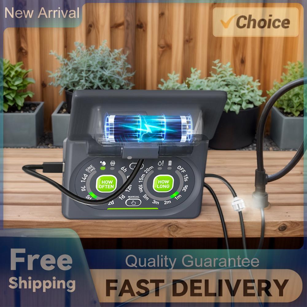 Солнечная автоматическая система полива растений для 15 горшков Компактная двухрежимная умная автоматическая система полива Автоматическое отключение для отпуска China Mainland