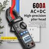 Digital Clamp Multimeter SNAKOL 600A AC/DC Current Voltage Meter Diode NCV Voltage Detection Professional Electrician Tools
