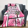 Grand Theft Auto Personalized Name Blanket Cozy Personalized Blanket Comfortable Great for Office Nap Office Chair Couch Four Seasons Multipurpose