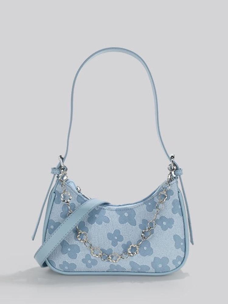 Schicke High-End Vielseitige Tragetasche: Stilvolle Baguette & Kette Crossbody- oder Umhängetasche