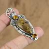 Gift For Her 925 Sterling Silver Natural Rhyolite Gemstone Jewelry Pendant