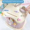Piggy Bank Creative Shape Adorable Appearance Large Capacity Vibrant Color with Keys Save Money Acrylic Cartoon Money Coin Piggy