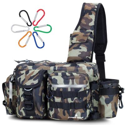 PYKES PEAK Fishing Tackle Run Gun 2 5 Waterproof Large 6 Fishing Shoulder Large Bag, Bag, & Bag, Sizes, Colors, Zipper, Capacity, Carabiners, Bag,