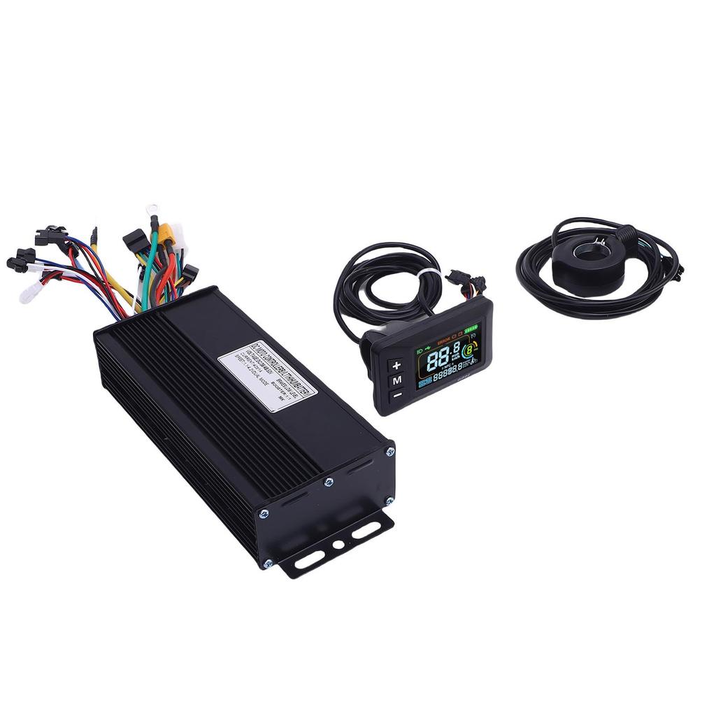 Electric Motor Controller Kit 40A Controller LCD GD02 Color Display with 130X Thumb Throttle for 36V