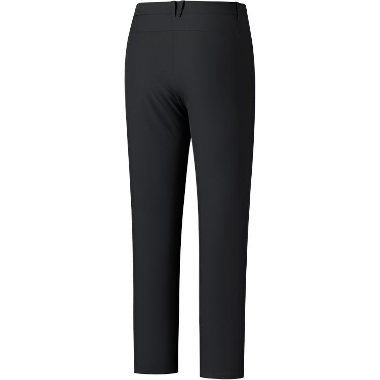 Anta Outdoor Hiking Series Casual Simple Solid Color Straight Leg Zipper Breathable Comfortable Versatile Knitted Sports Pants Women pants 162530513-3